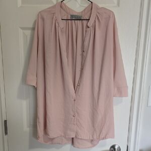 Old Navy Light Pink Button-Down Shirt